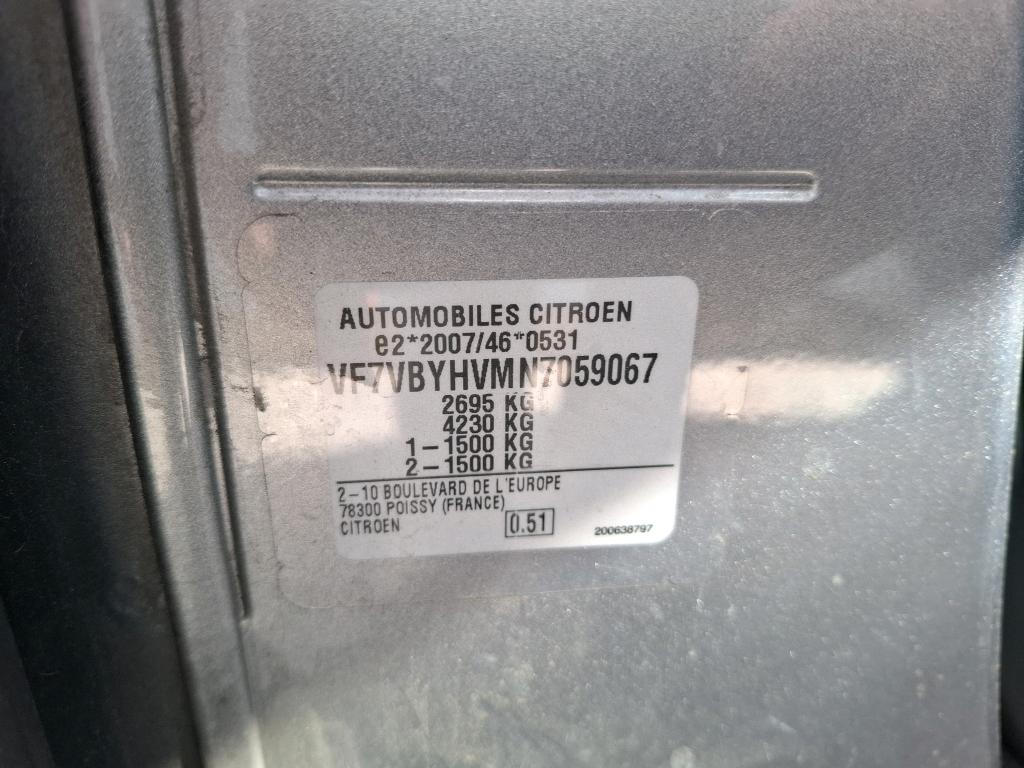 Citroen JUMPY FGN M BLUEHDI 120 S&S BVM6 DRIVER 2022