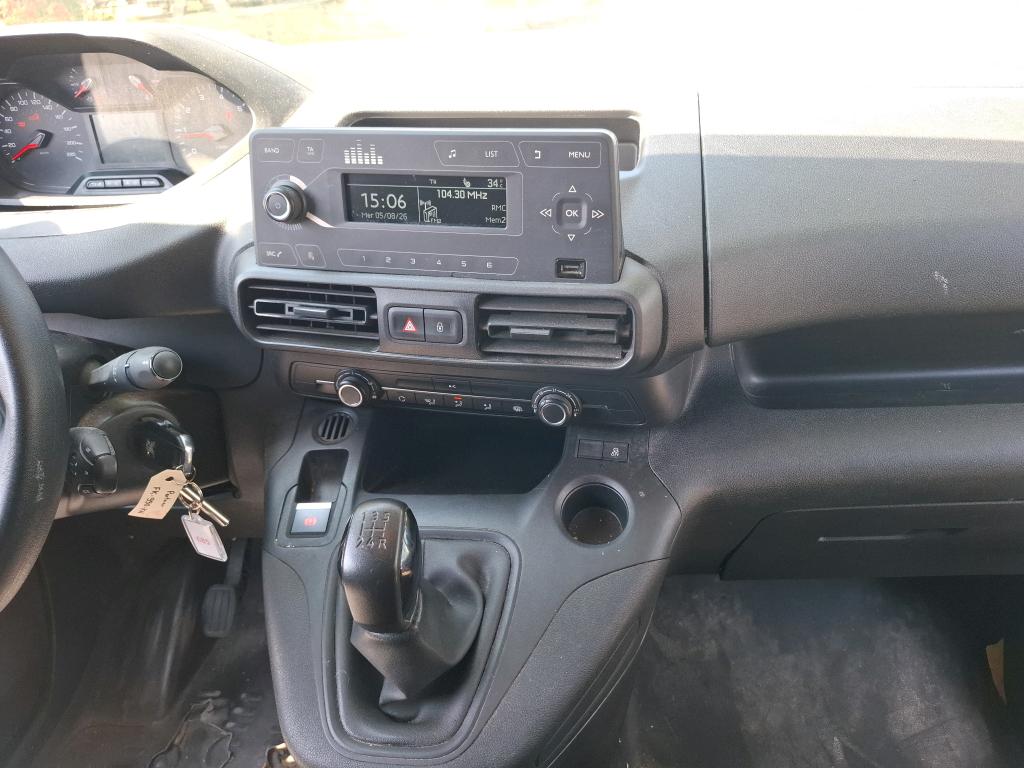 Peugeot PARTNER FOURGON LONG 950 KG BLUEHDI 100 S&S BVM5 PREMIUM 2019