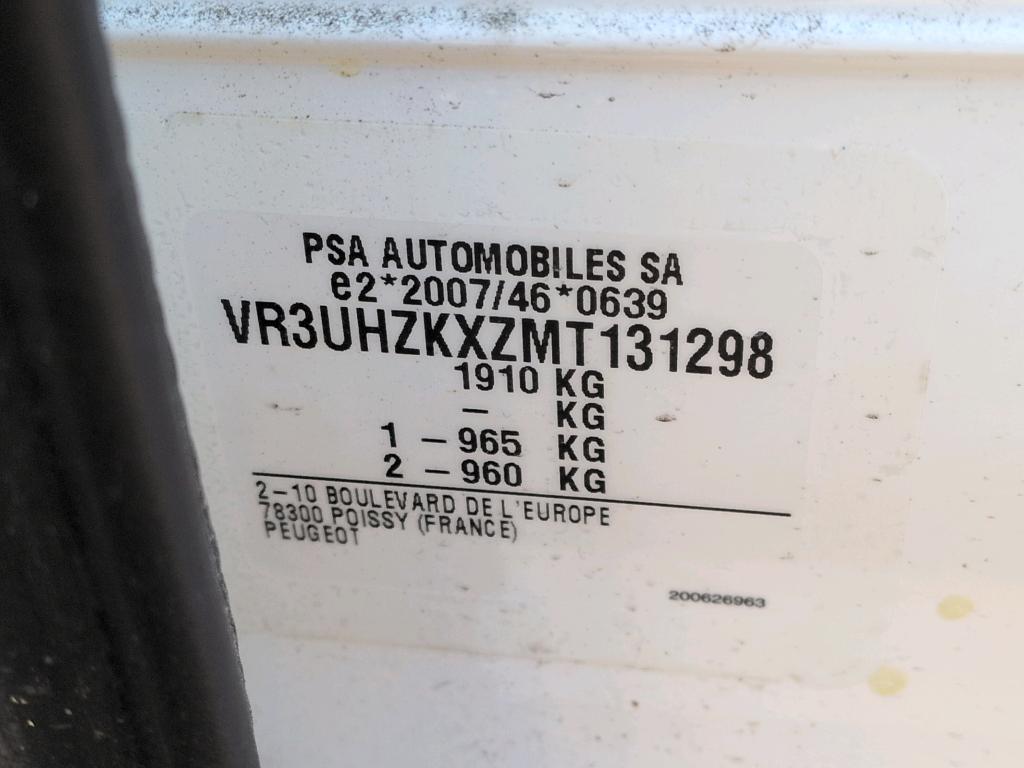 Peugeot 208 ELECTRIQUE 50 KWH 136 ACTIVE BUSINESS R 2022