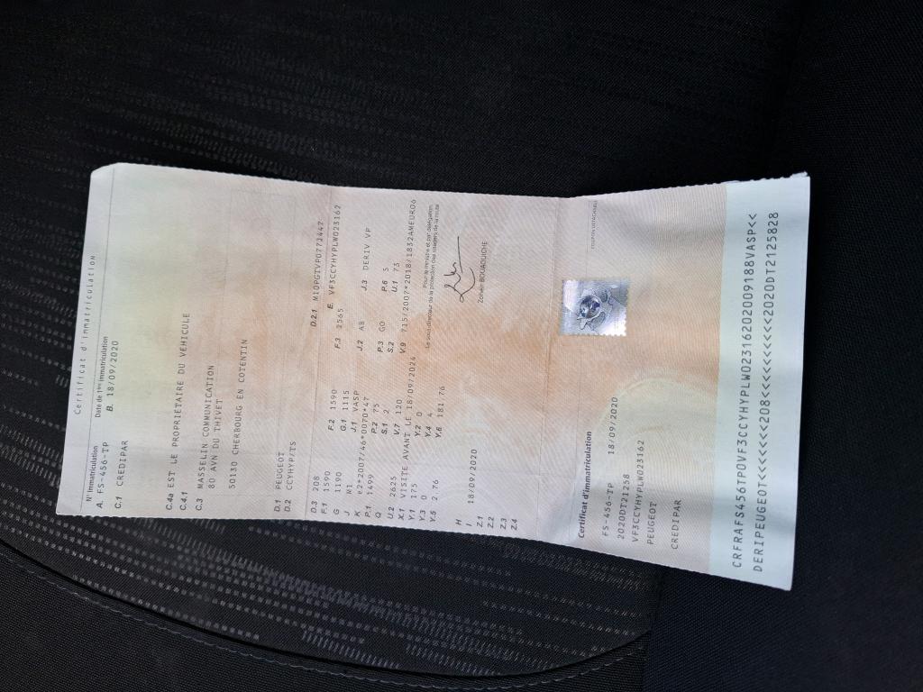 Peugeot 208 AFFAIRE BLUEHDI 100 S&S BVM5 PREMIUM PACK 2020