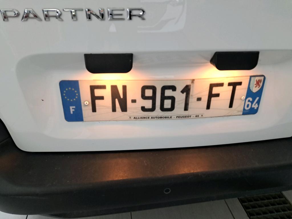 Peugeot PARTNER FOURGON STANDARD 650 KG BLUEHDI 130 S&S BVM6 ASPHALT 2020