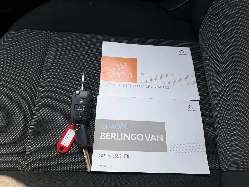 Citroen BERLINGO VAN M 650 BLUEHDI 100 S&S CLUB 2019