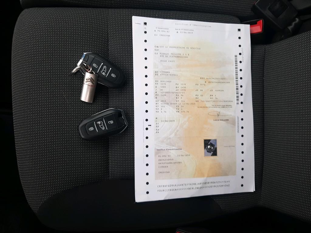 Citroen BERLINGO VAN XL 950 BLUEHDI 130 S&S EAT8 DRIVER 2019