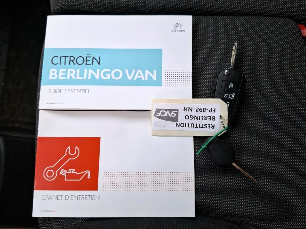 Citroen BERLINGO VAN M 650 BLUEHDI 100 S&S BVM5 CLUB 2020