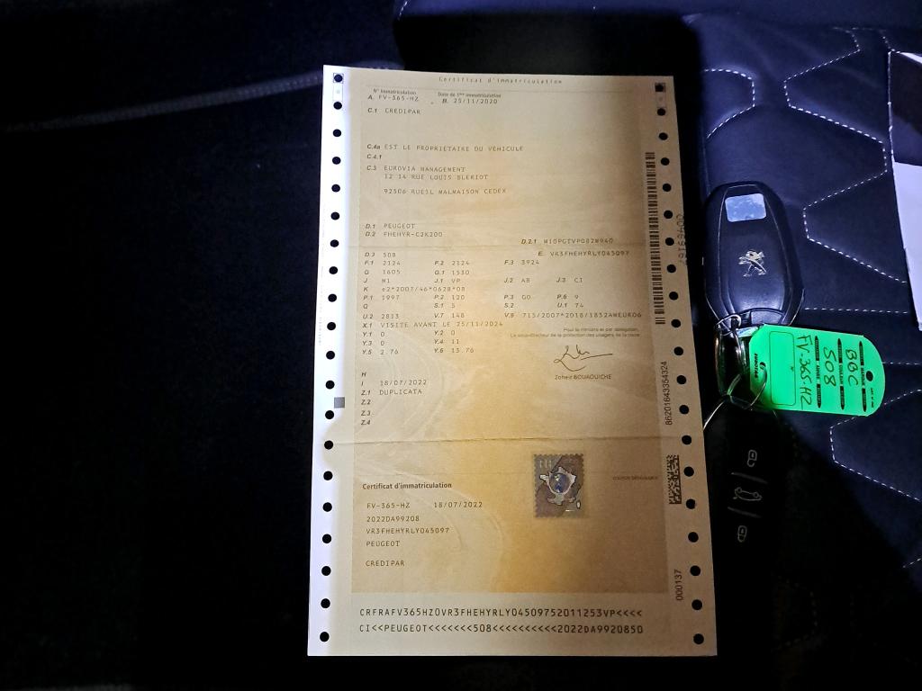 Peugeot 508 BlueHDi 160 ch S&S EAT8 GT Line 2020