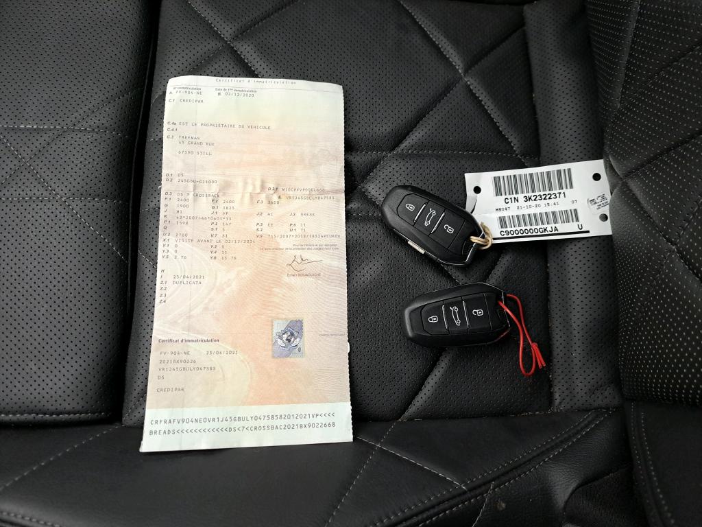 DS DS7 Crossback Hybride E-Tense 300 EAT8 4x4 Grand Chic 2020