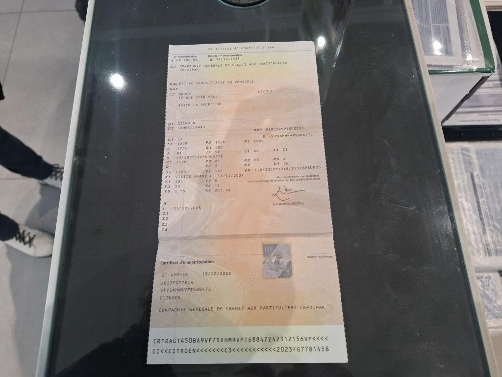 Citroen C3 PureTech 83 ch BVM5 You 2023