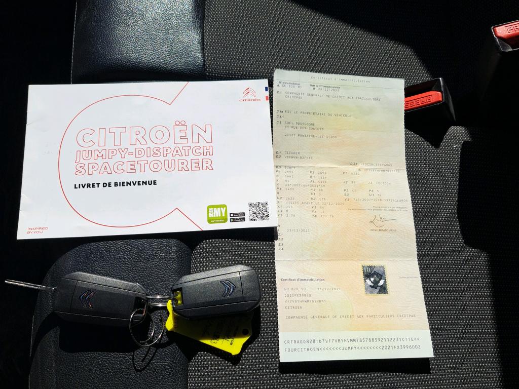 Citroen JUMPY FGN M BLUEHDI 120 S&S BVM6 DRIVER 300 NM 2021