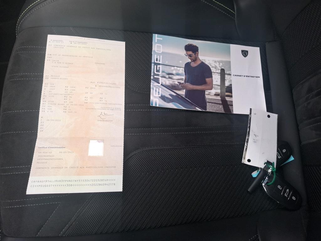 Peugeot 308 PureTech 130ch S&S EAT8 GT 2022