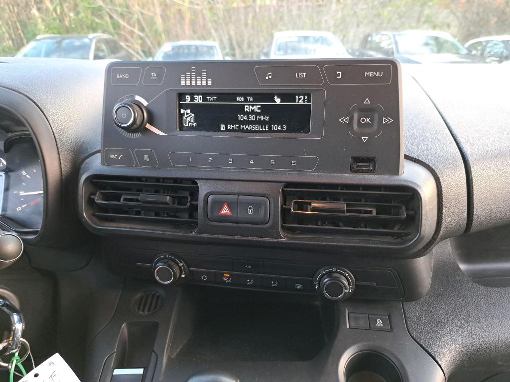 Citroen BERLINGO VAN M 650 BLUEHDI 100 S&S CLUB 2019