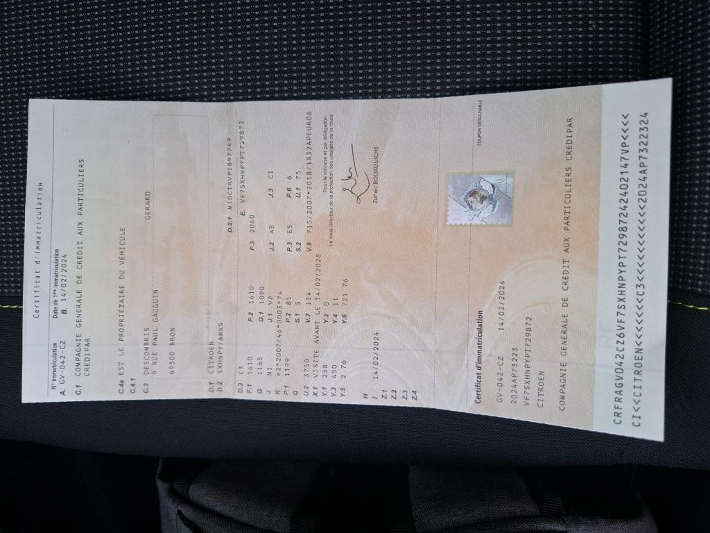 Citroen C3 PureTech 110 ch EAT6 Max 2024