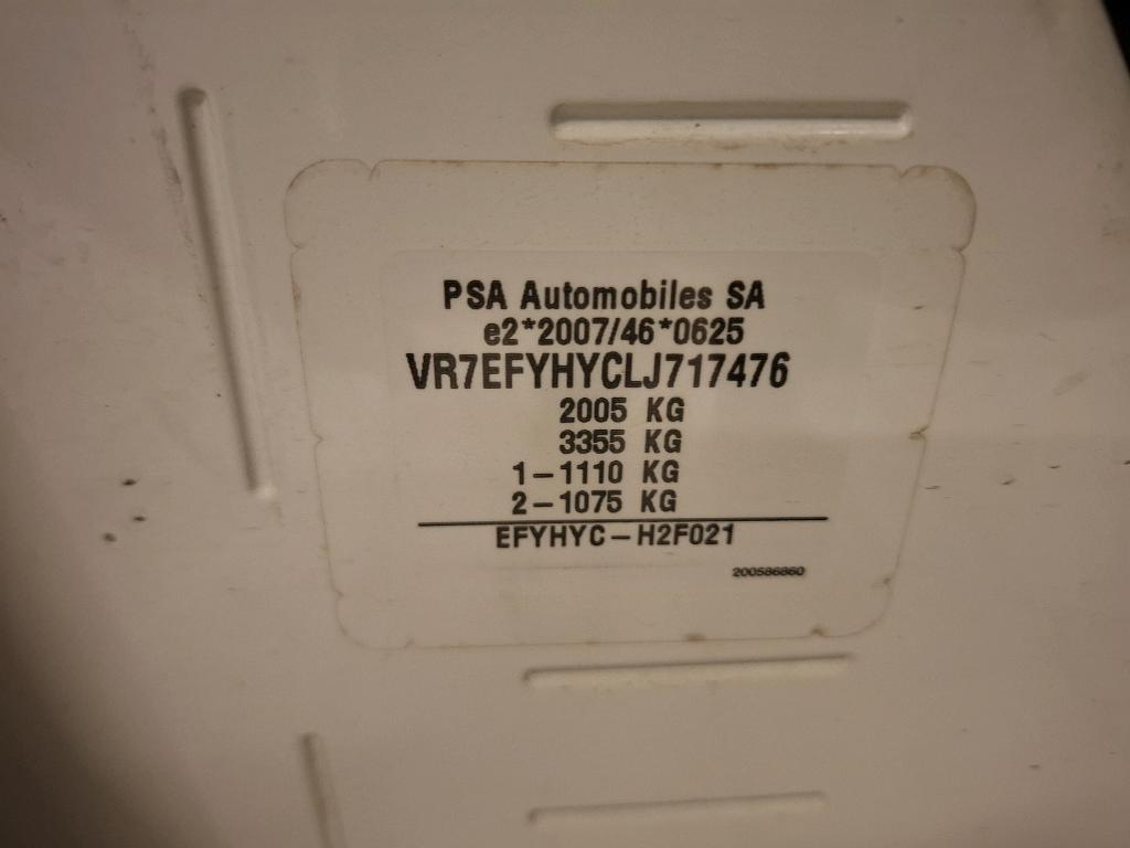 Citroen BERLINGO VAN M 650 BLUEHDI 100 S&S BVM5 CLUB 2020