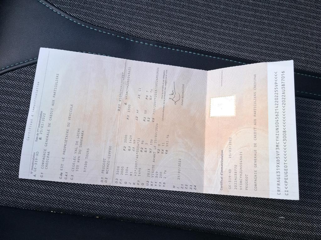 Peugeot 3008 BlueHDi 130ch S&S EAT8 Allure Pack 2022