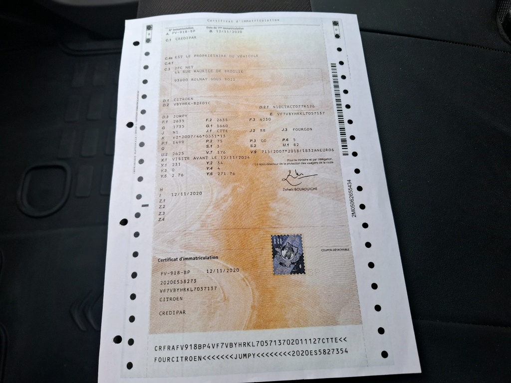 Citroen JUMPY FGN M BLUEHDI 100 S&S BVM6 CLUB 2020