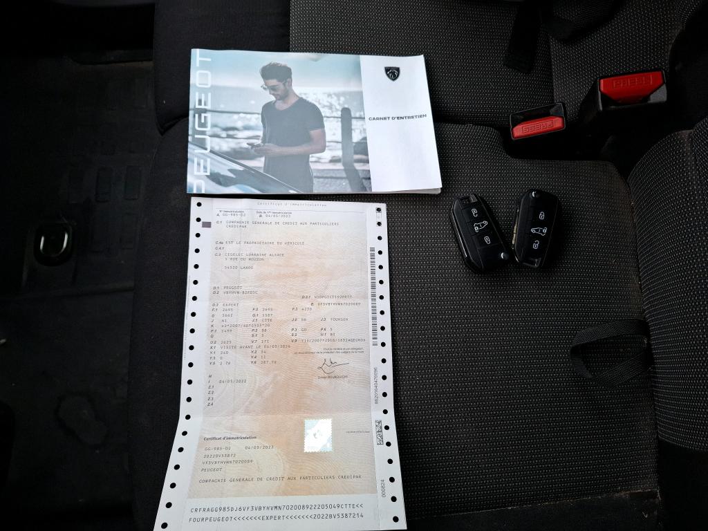 Peugeot EXPERT FGN TOLE STANDARD 1.5 BLUEHDI 120 S&S BVM6 ASPHALT 2022