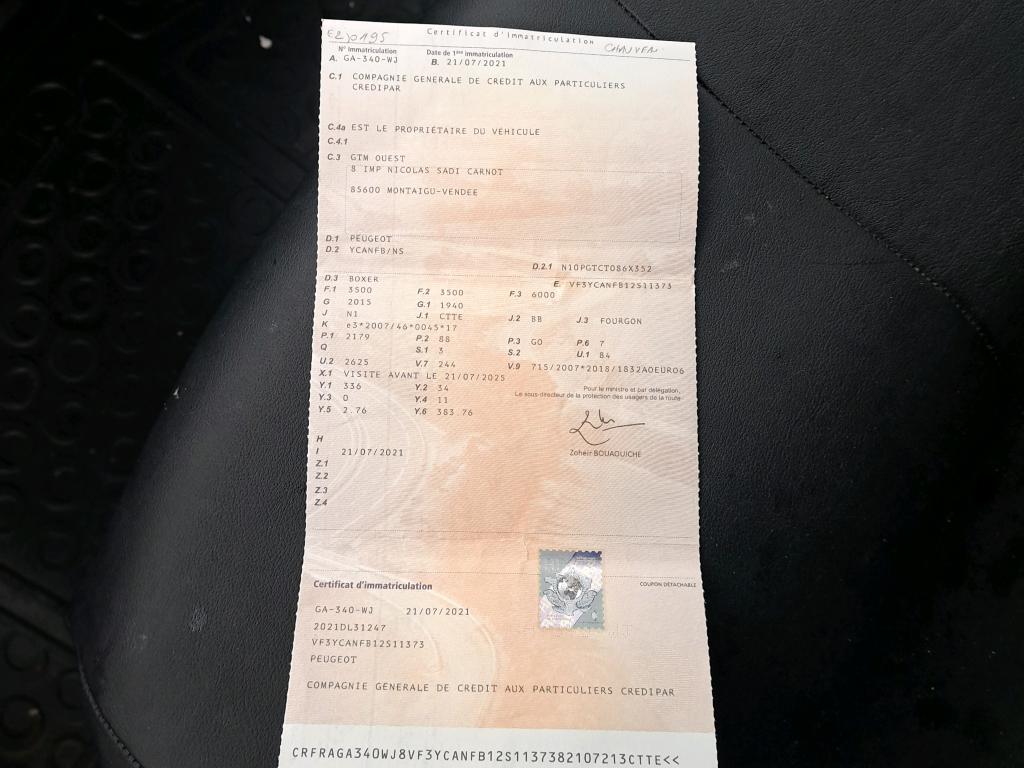 Peugeot BOXER TOLE 335 L2H2 BLUEHDI 120 S&S ASPHALT 2021