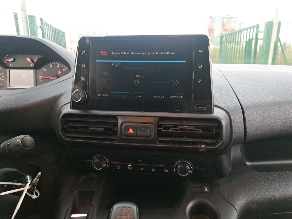Peugeot PARTNER FOURGON STANDARD 650 KG BLUEHDI 100 BVM5 PREMIUM 2019