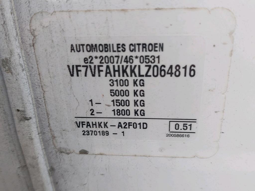 Citroen JUMPY FGN M BLUEHDI 120 S&S BVM6 DRIVER 340 NM 2020