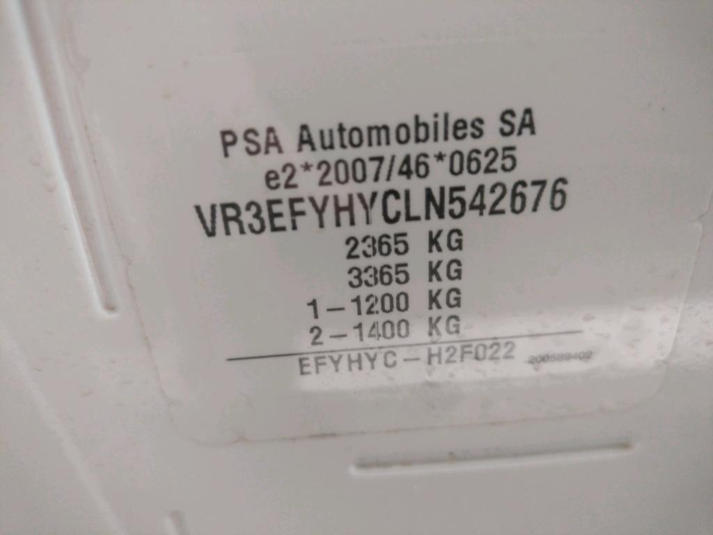 Peugeot PARTNER FOURGON STANDARD 1000 KG BLUEHDI 100 S&S BVM5 ASPHALT 2020