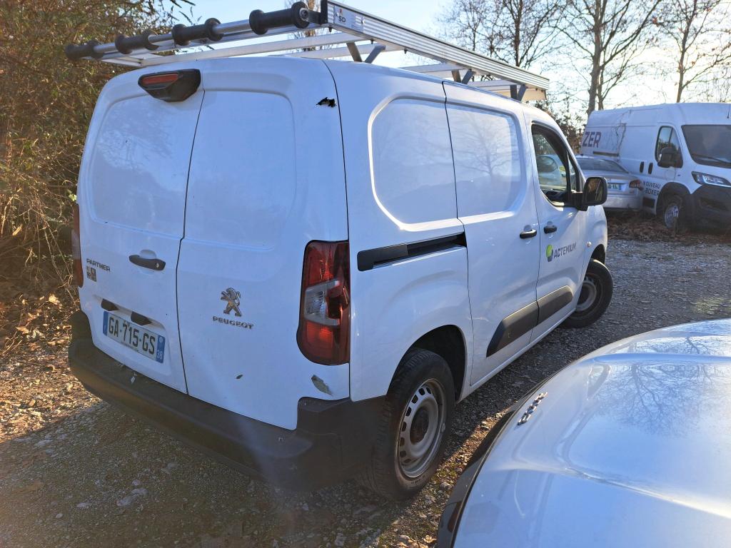 Peugeot PARTNER FOURGON STANDARD 650 KG BLUEHDI 100 S&S BVM5 ASPHALT 2021