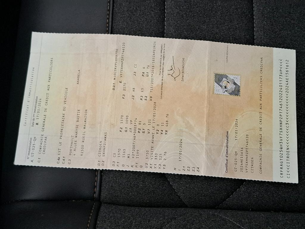 Citroen C3 PureTech 110 ch BVM6 Max 2024