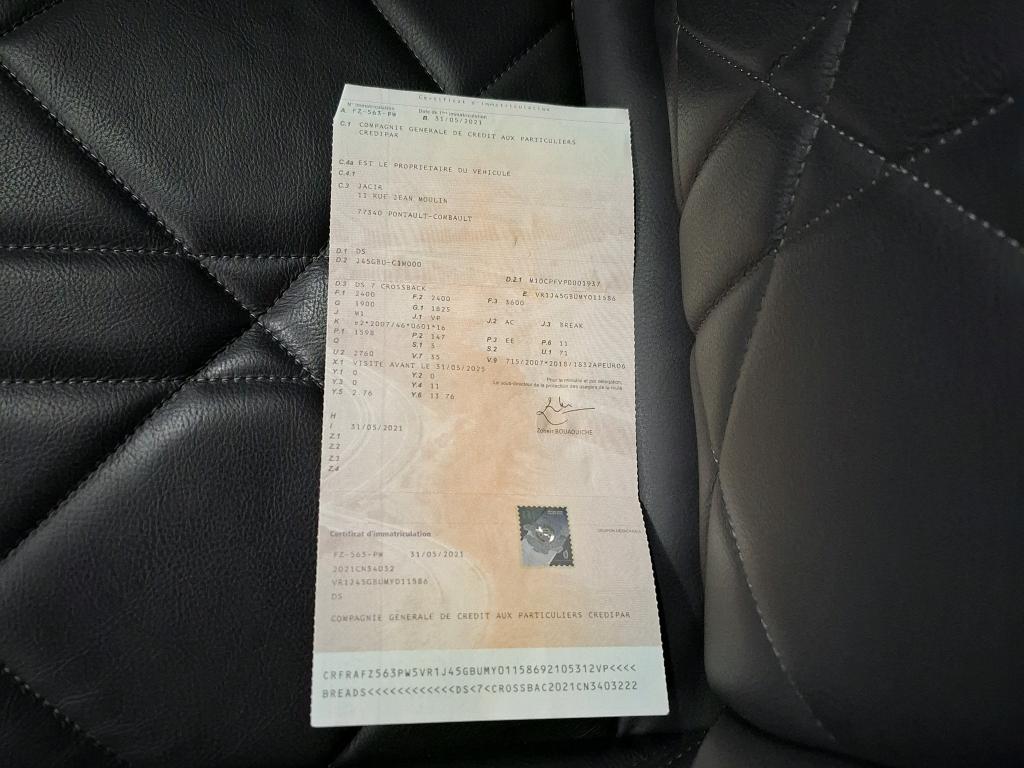 DS DS7 Crossback Hybride E-Tense 300 EAT8 4x4 Grand Chic 2021