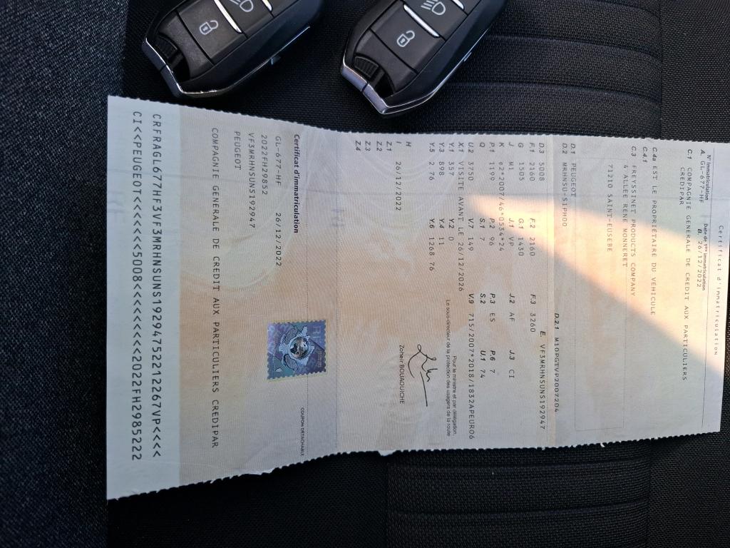 Peugeot 5008 PureTech 130ch S&S EAT8 Active Pack 2022