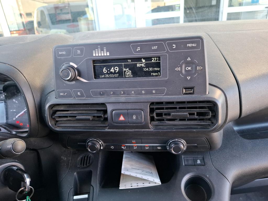 Citroen BERLINGO VAN M 650 BLUEHDI 75 S&S BVM5 CLUB 2019