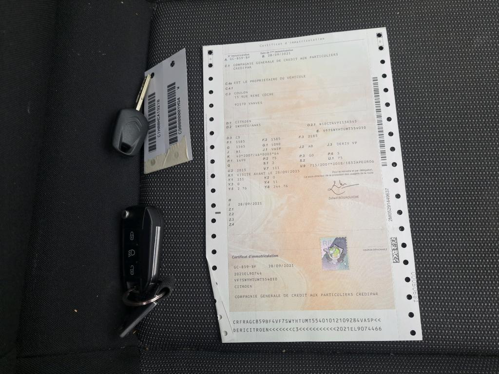 Citroen C3 SOCIETE BLUEHDI 100 S&S BVM6 FEEL NAV 2021