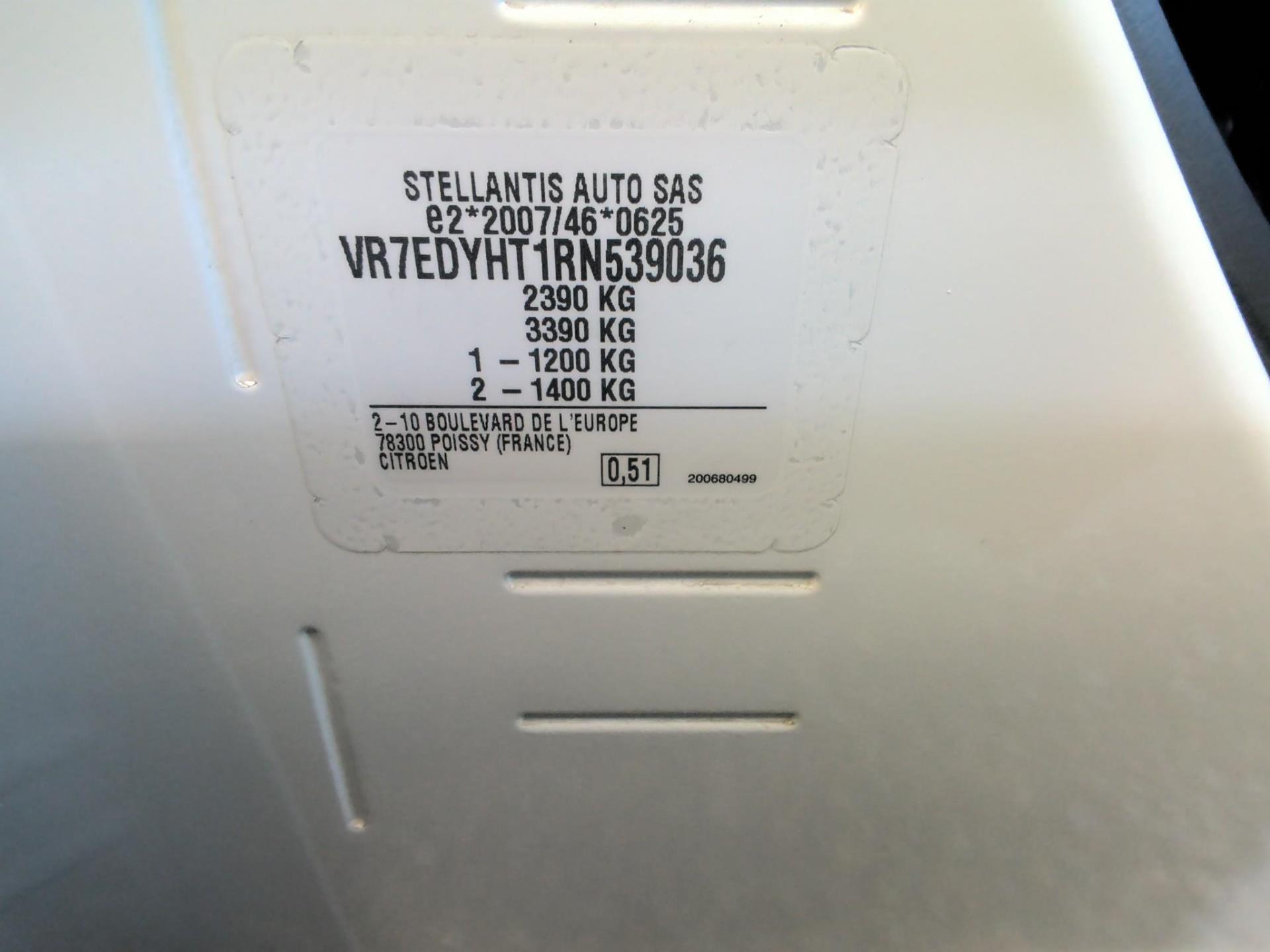Citroen BERLINGO VAN TAILLE M 1000KG BLUEHDI 100 S&S BVM6 2024