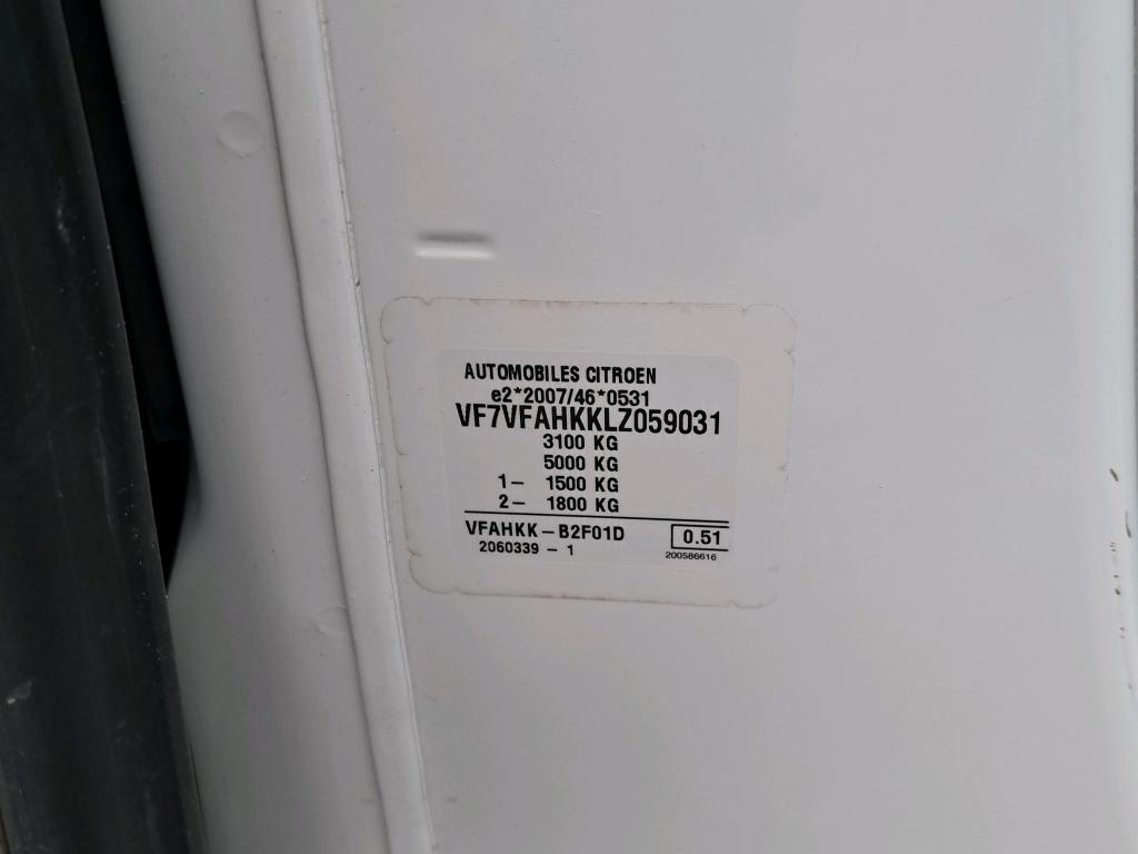 Citroen JUMPY FGN M BLUEHDI 120 S&S BVM6 CLUB 340 NM 2020