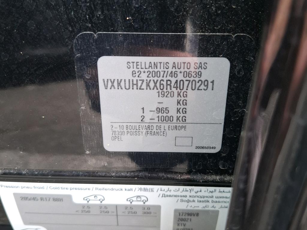 Opel Corsa Electrique 136 ch & Batterie 50 kWh GS 2024