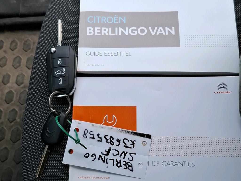 Citroen BERLINGO VAN M 650 BLUEHDI 100 S&S CLUB 2019