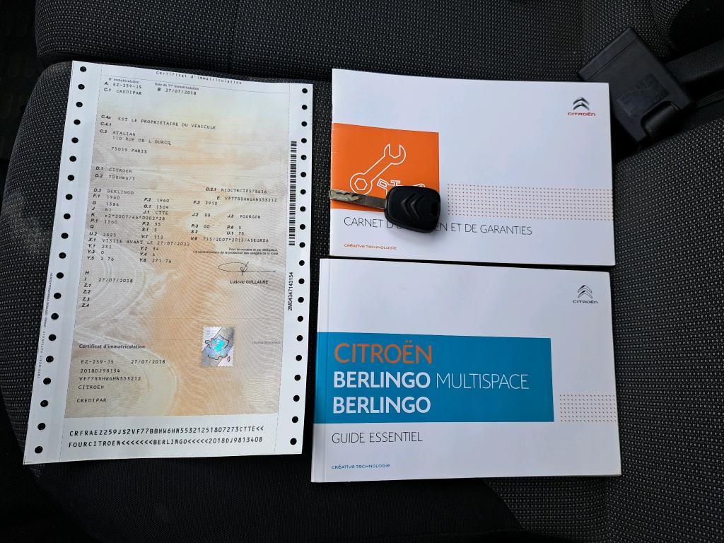 Citroen BERLINGO M BLUEHDI 75 CLUB 2018