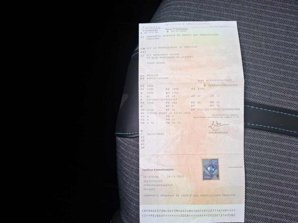 Peugeot 3008 Hybrid 225 e-EAT8 Active Pack 2022