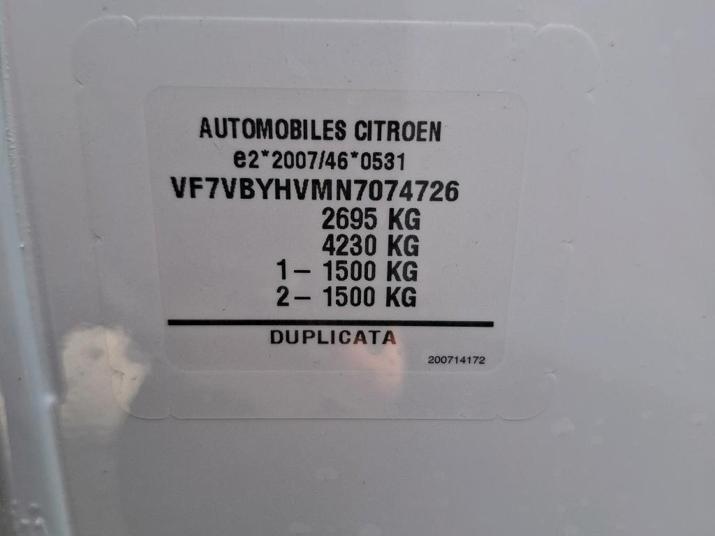 Citroen JUMPY FGN M BLUEHDI 120 S&S BVM6 DRIVER 2023
