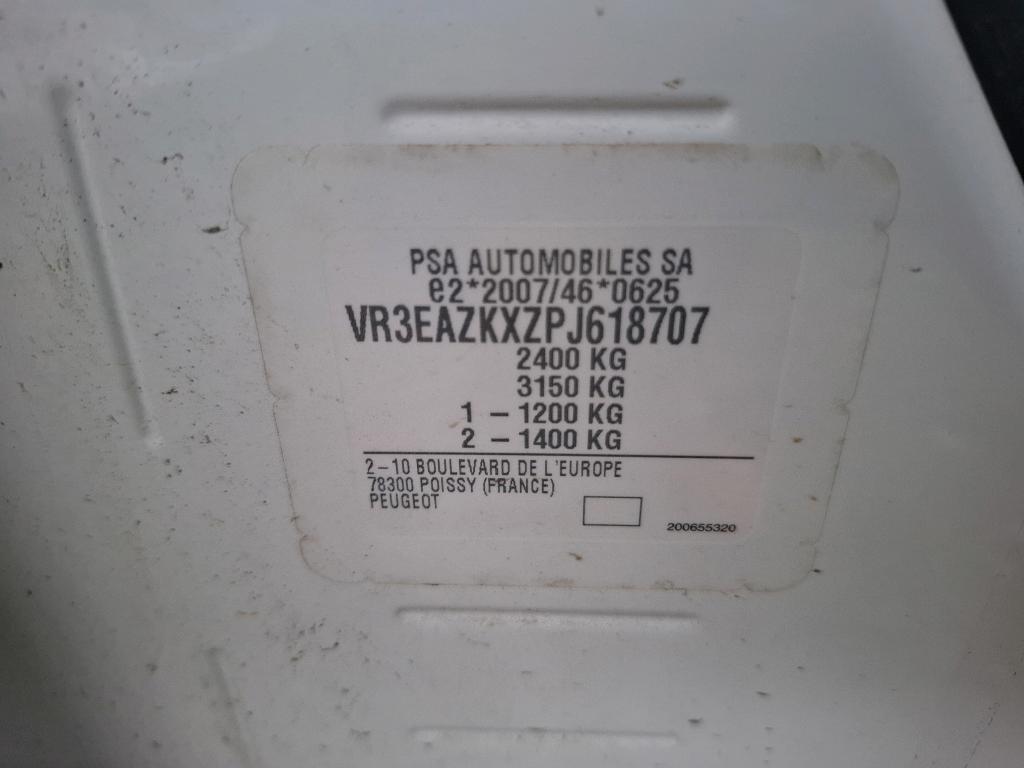 Peugeot E-PARTNER FOURGON XL 750 KG 136 CH BATTERIE 50 KWH 2023