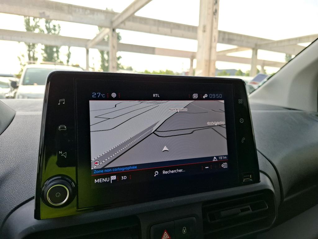 Peugeot PARTNER FOURGON STANDARD 1000 KG BLUEHDI 100 S&S BVM5 ASPHALT 2020