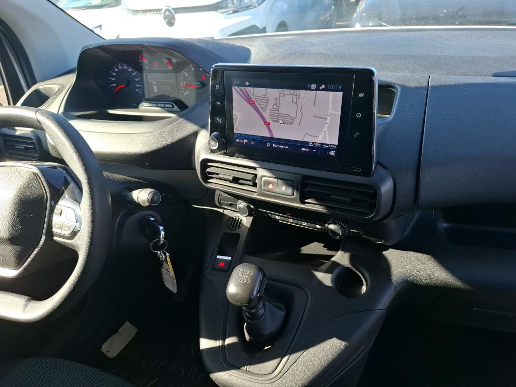 Peugeot PARTNER FOURGON STANDARD 650 KG BLUEHDI 100 S&S BVM6 ASPHALT 2021