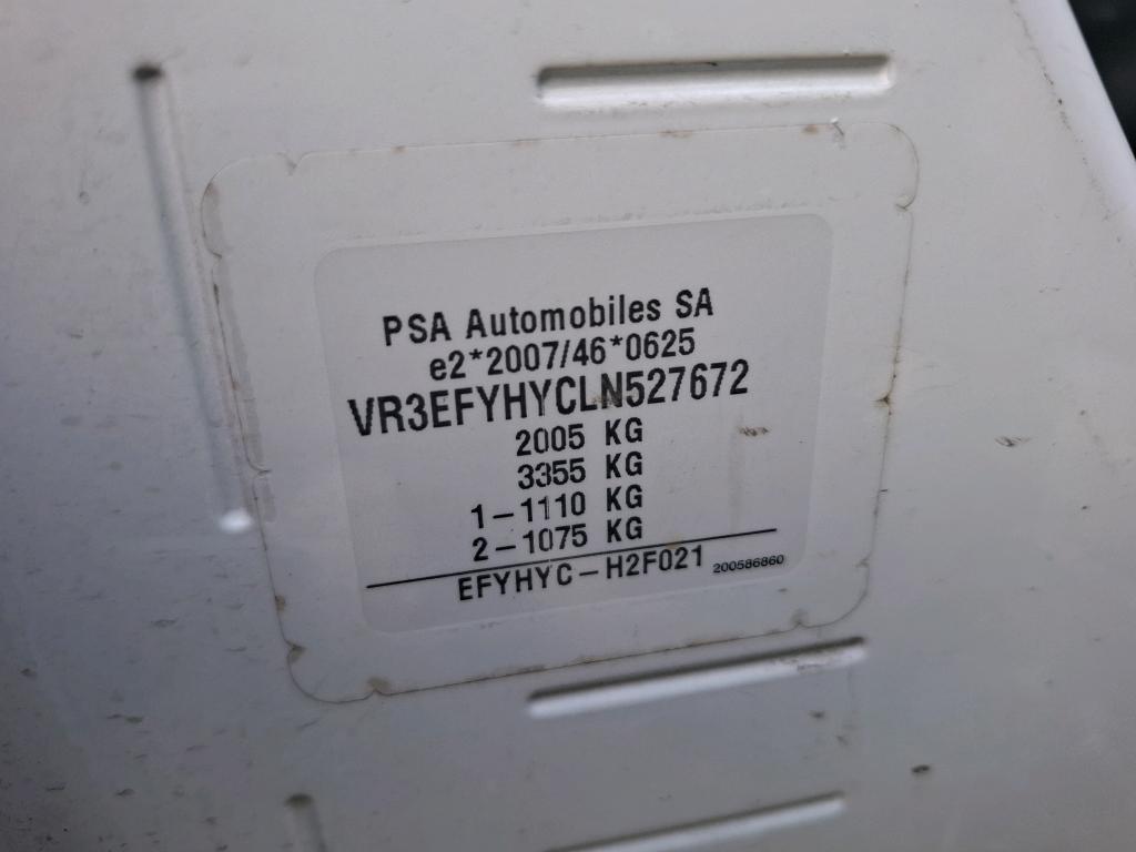 Peugeot PARTNER FOURGON STANDARD 650 KG BLUEHDI 100 S&S BVM5 PREMIUM 2020