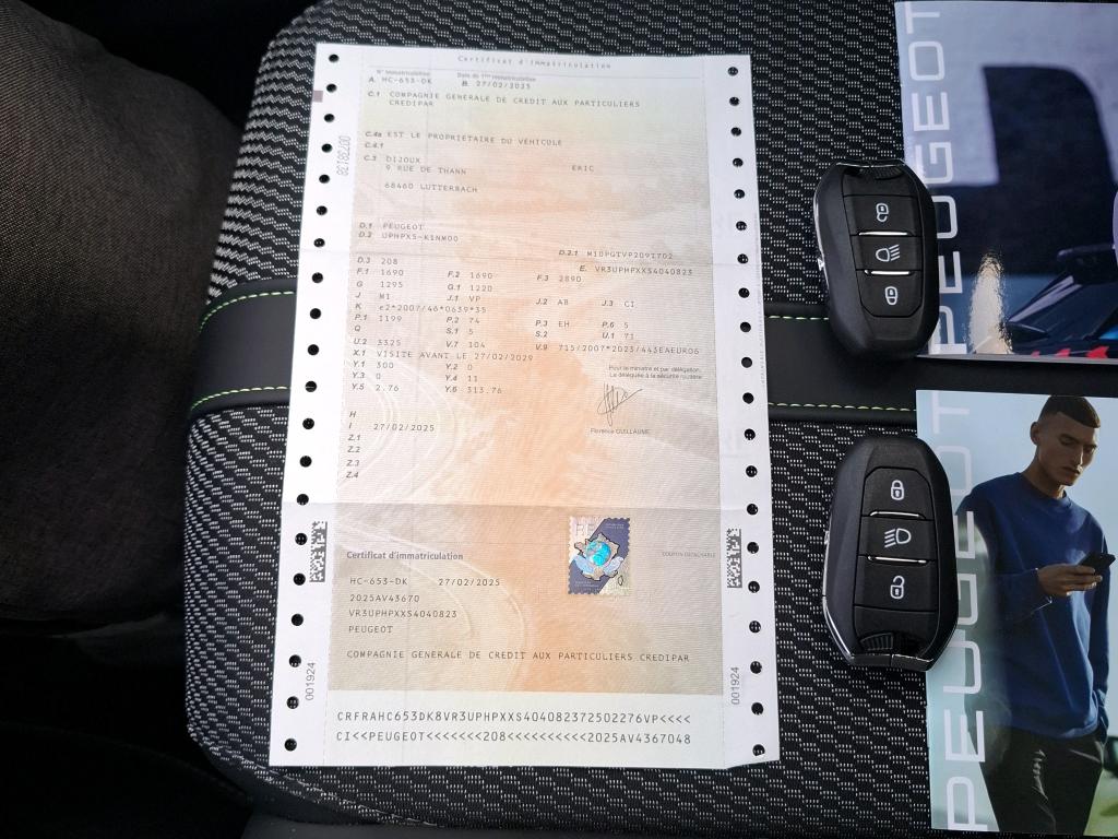 Peugeot 208 Hybrid 100 e-DCS6 GT 2025