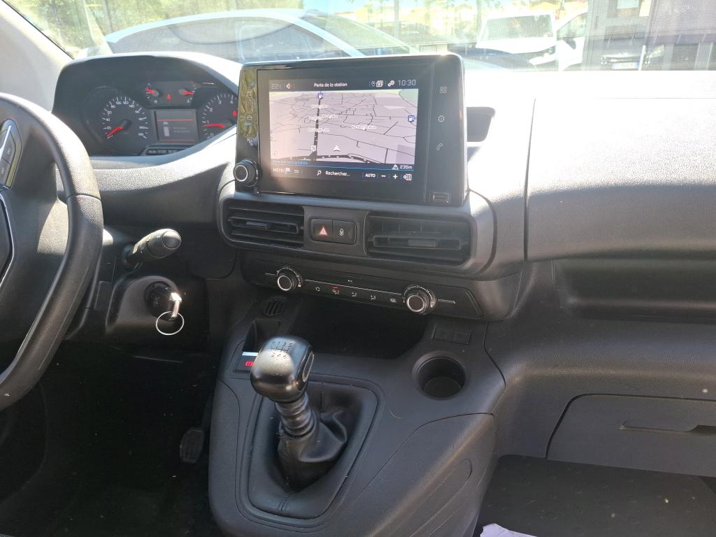 Peugeot PARTNER FOURGON STANDARD 650 KG BLUEHDI 100 S&S BVM6 ASPHALT 2022