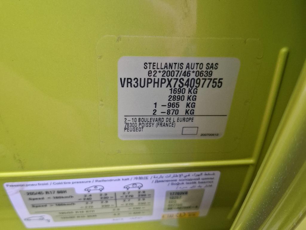 Peugeot 208 Hybrid 110 e-DCS6 GT 2025