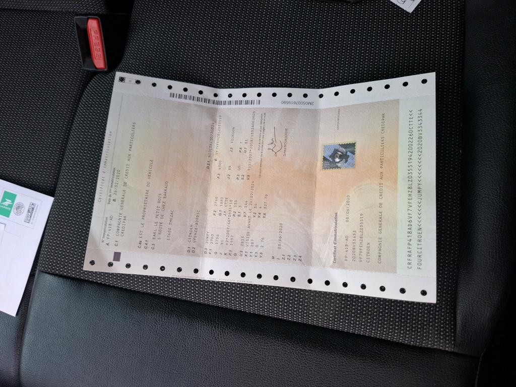 Citroen JUMPY FGN M BLUEHDI 180 S&S EAT8 DRIVER 2020