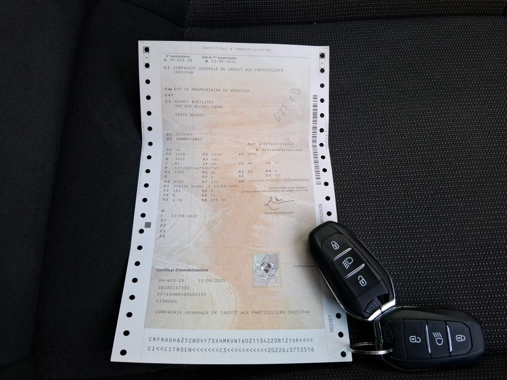 Citroen C3 PureTech 83 S&S BVM5 Shine 2022