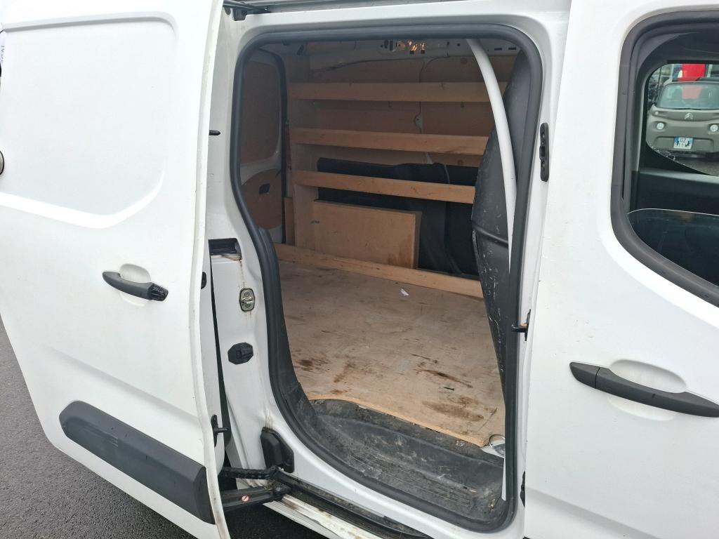 Peugeot PARTNER FOURGON STANDARD 650 KG BLUEHDI 100 BVM5 ASPHALT 2019