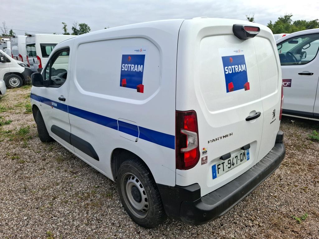 Peugeot PARTNER FOURGON STANDARD 650 KG BLUEHDI 100 S&S BVM5 ASPHALT 2020
