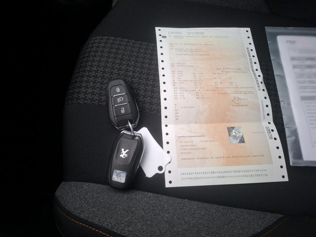 Peugeot 3008 BlueHDi 130ch S&S EAT8 Active Pack 2022
