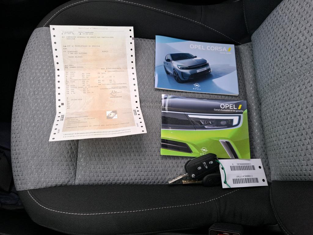 Opel Corsa 1.2 75 ch BVM5  2024