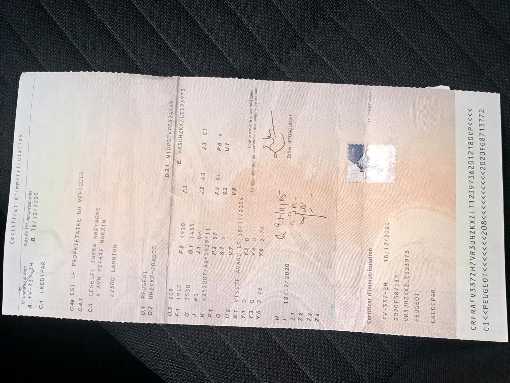 Peugeot 208 ELECTRIQUE 50 KWH 136 ACTIVE BUSINESS R 2020